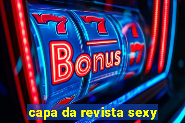 capa da revista sexy